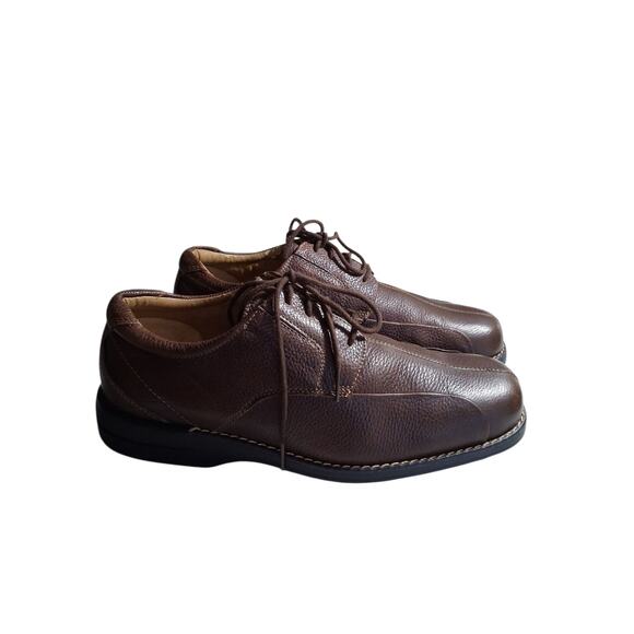 DOCKERS PRO Style Mens size 11M Brown Leather Careerwear Casual Oxford Shoes - Picture 11 of 15